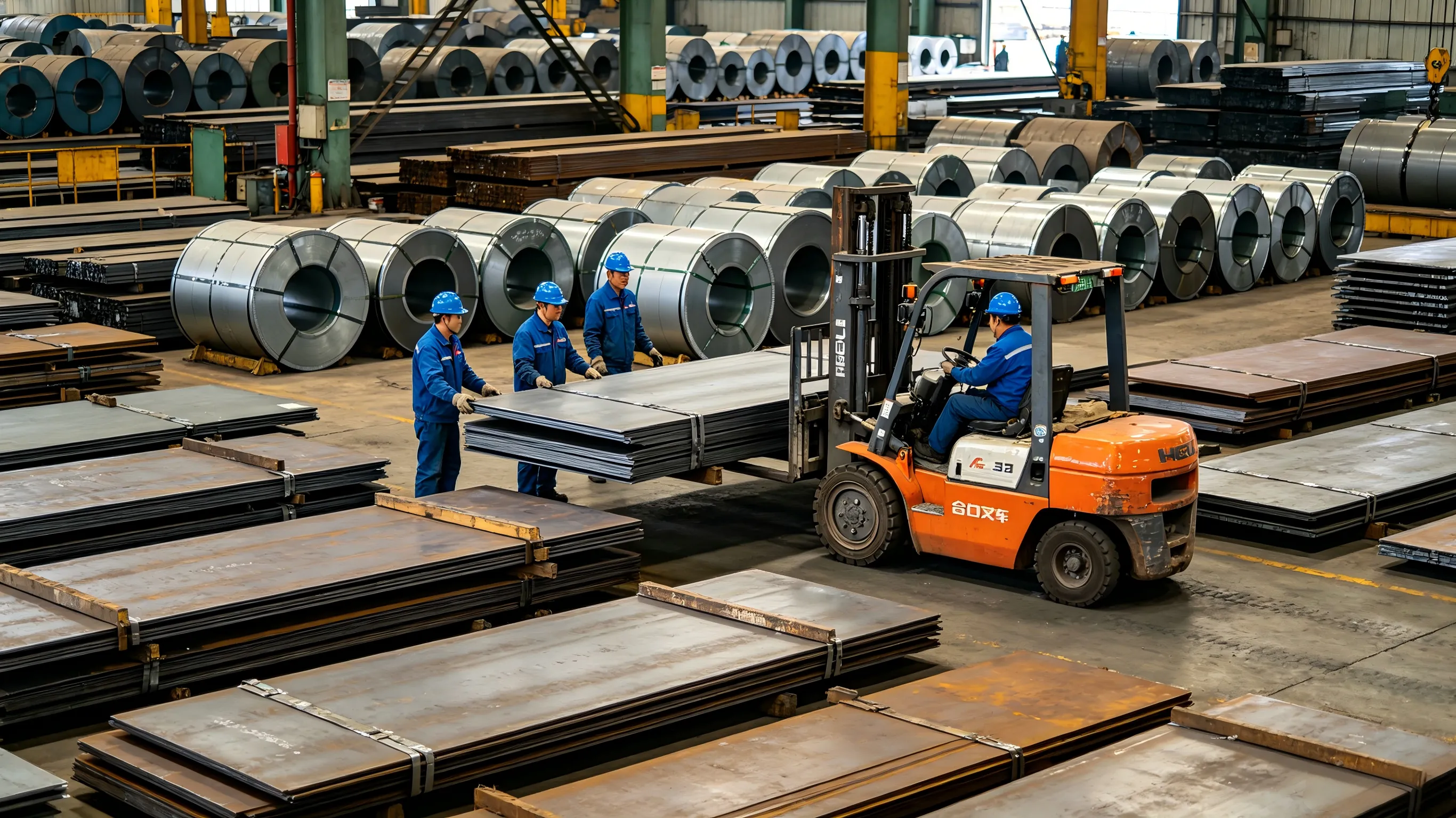 A demanda por chapas metálicas está se recuperando e o mercado de chapas e bobinas de aço está estável e com tendência de alta