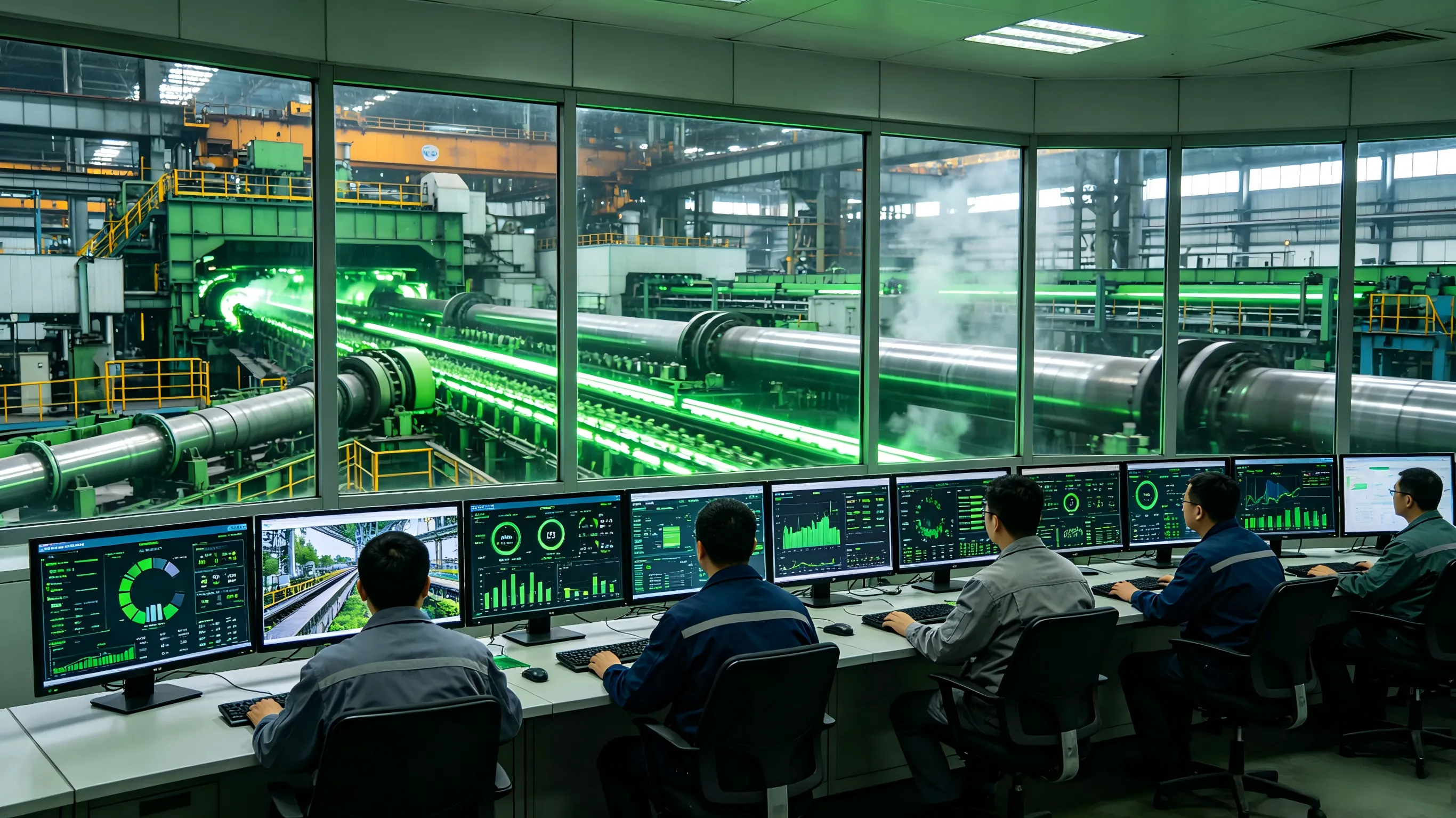 A produção verde tornou-se um padrão na indústria e as empresas siderúrgicas estão a acelerar as reformas de poupança de energia e de redução do consumo.